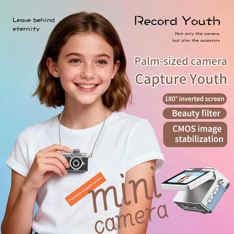 Mini Keychain Camera - Pocket-Size Design For Everyday Snapshots