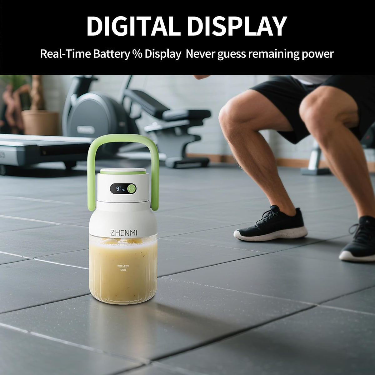 Cordless Blender – 33oz Two-Serving Capacity for Smoothies Anywhere