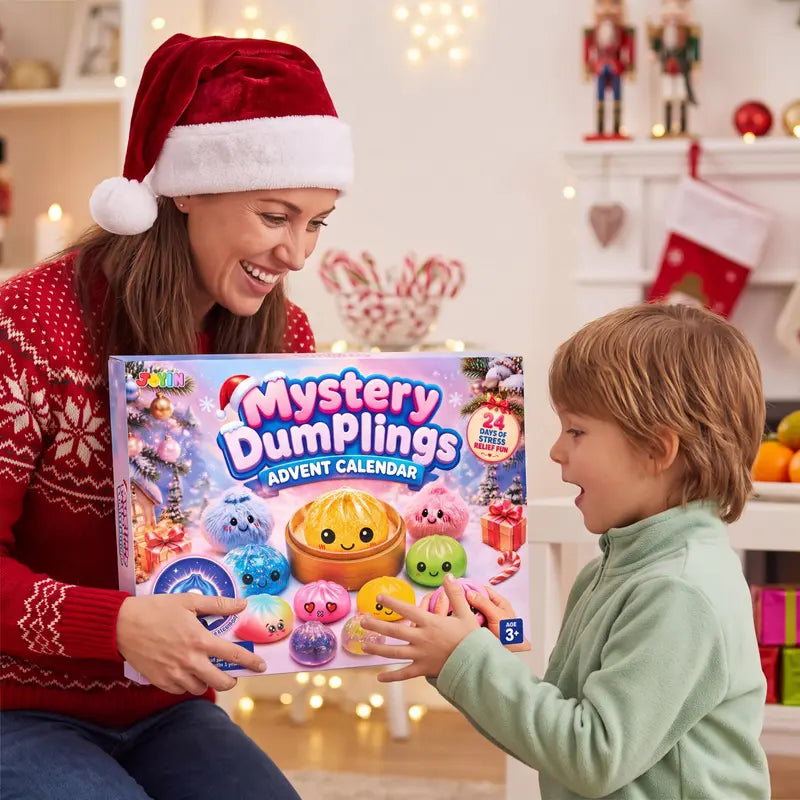 JOYIN 24 Pcs Mystery Dumpling Toys Advent Calendar