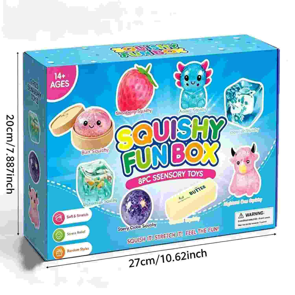 【Limited Time Buy 3 Get 1 Free】8-Pack Squishy Stress Relief Toys