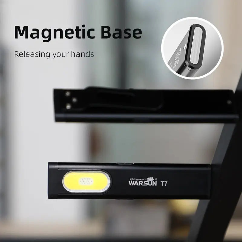Ultra-Bright Rechargeable Pocket EDC Flashlight with COB Side Light