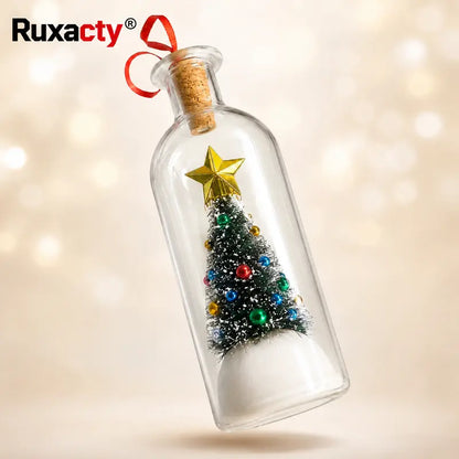 Recordable Christmas Message Bottle Ornament - Save Your Voice For A Meaningful Holiday Keepsake