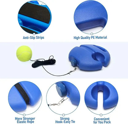 Solo Tennis Trainer – Automatic Rebound System For Partner-Free Practice
