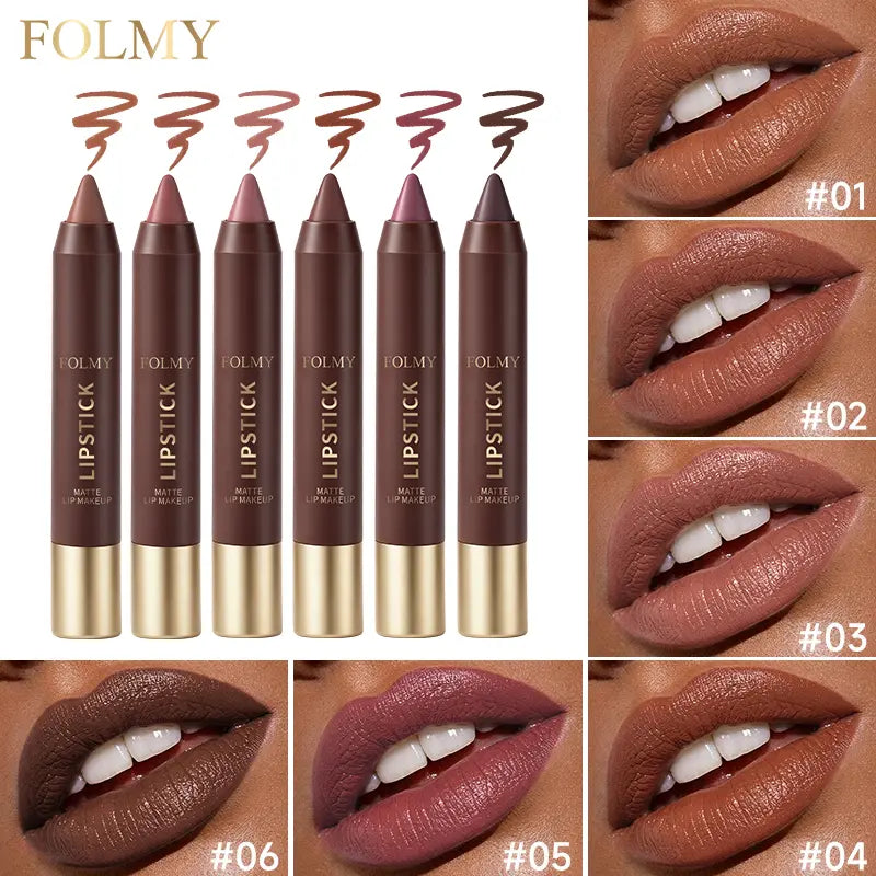 Matte Lipstick Set – 6 Brown Shades For Every Lip Look