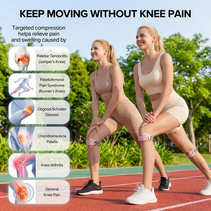 Patellar Knee Straps - Adjustable Support For Active Movement