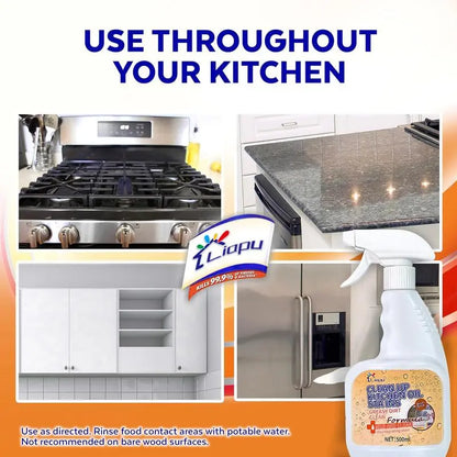 Kitchen Grease Remover - Spray & Wipe Away Tough Grease