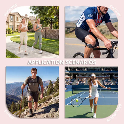 Patellar Knee Straps - Adjustable Support For Active Movement