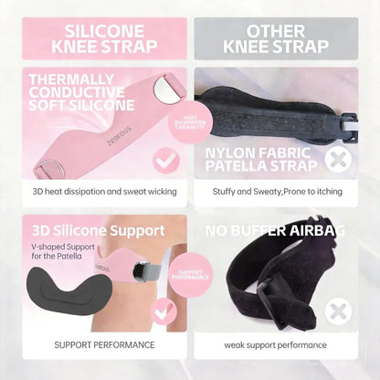Patellar Knee Straps - Adjustable Support For Active Movement