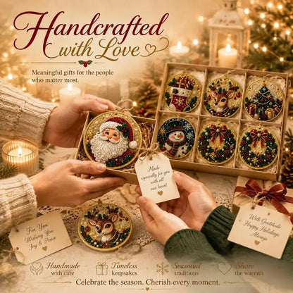 Christmas Diamond Painting Ornaments - DIY Sparkle Craft For Festive Tree Decor
