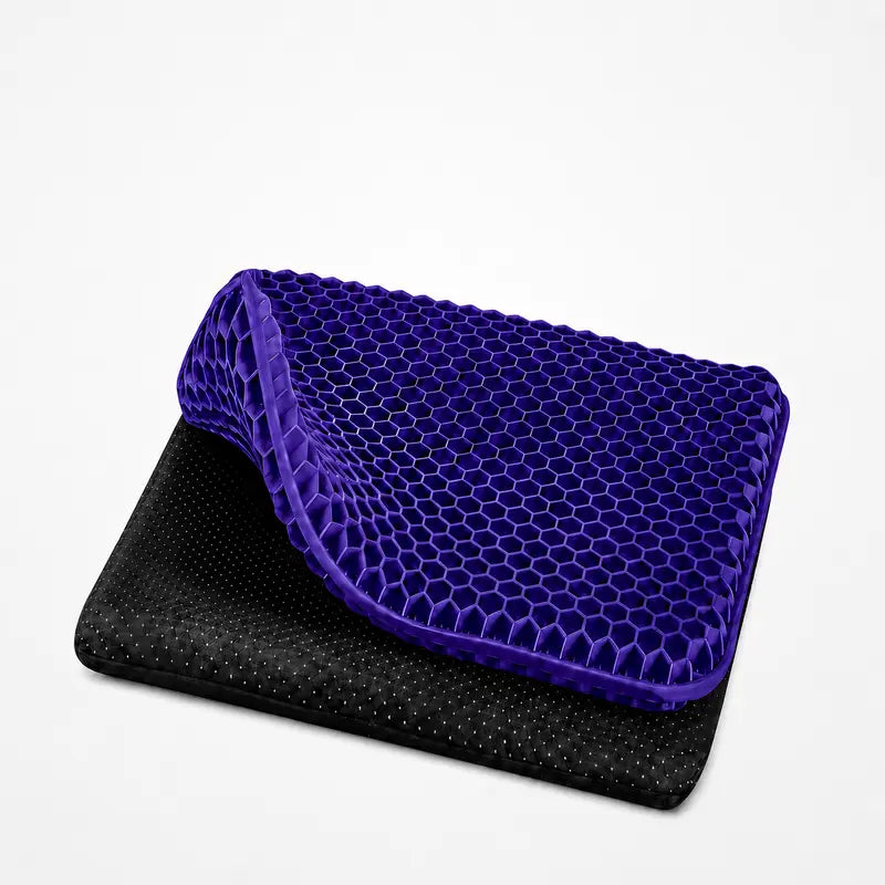 Ergonomic Gel Seat Cushion for Instant Back & Tailbone Pressure Relief