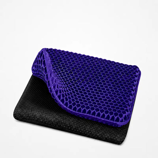 Ergonomic Gel Seat Cushion for Instant Back & Tailbone Pressure Relief
