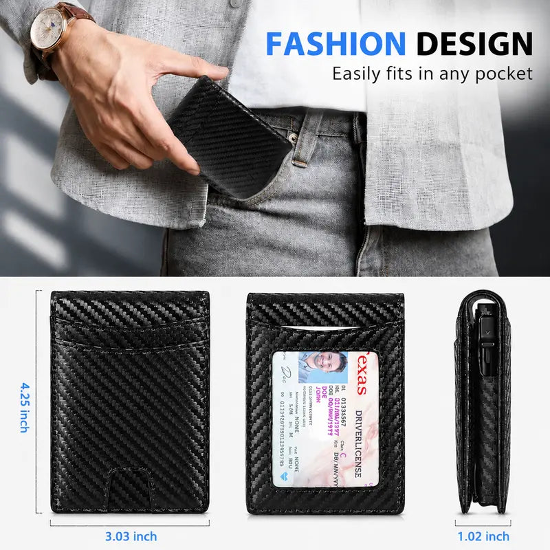 Slim Pop-Up RFID Blocking Wallet