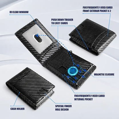 Slim Pop-Up RFID Blocking Wallet