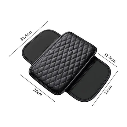 Ergonomic Memory Foam Car Armrest Cushion with Storage