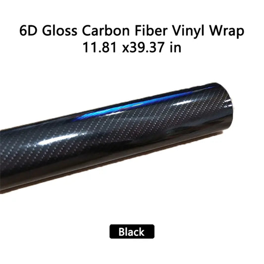 6D Ultra High-Gloss Carbon Fiber Vinyl Wrap Film