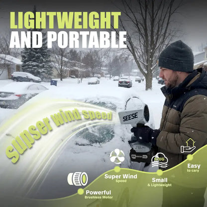 Ultra-Powerful Cordless Turbo Blower with 2000g Extreme Thrust Force
