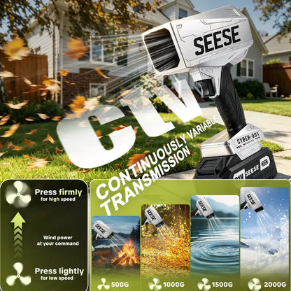 Ultra-Powerful Cordless Turbo Blower with 2000g Extreme Thrust Force