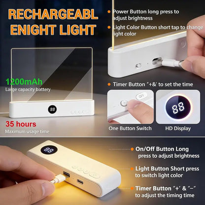 Ultra-Clear Flat Book Light for Night Reading
