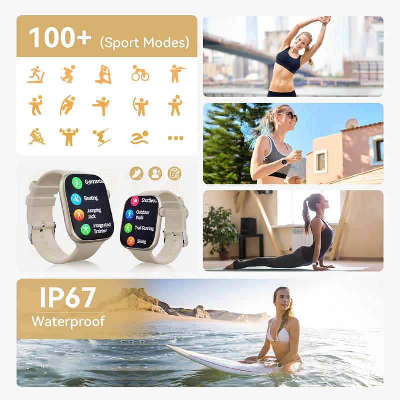 2.04" Fashion Touch Screen Smart Watch