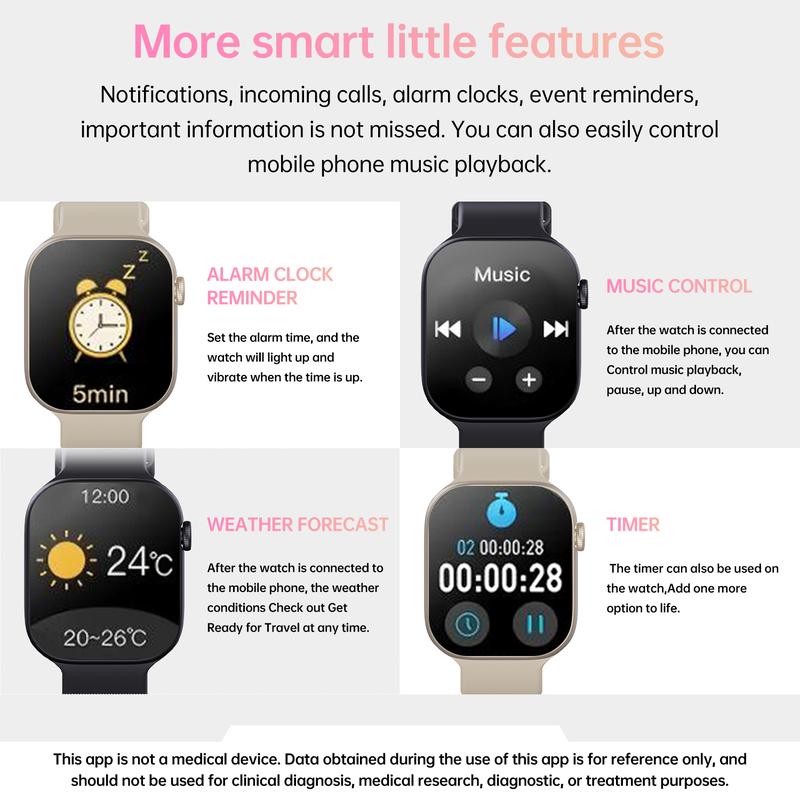 2.04" Fashion Touch Screen Smart Watch